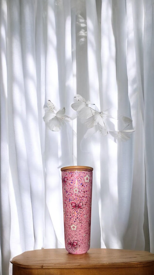 20oz Glass Straight Snow Globe