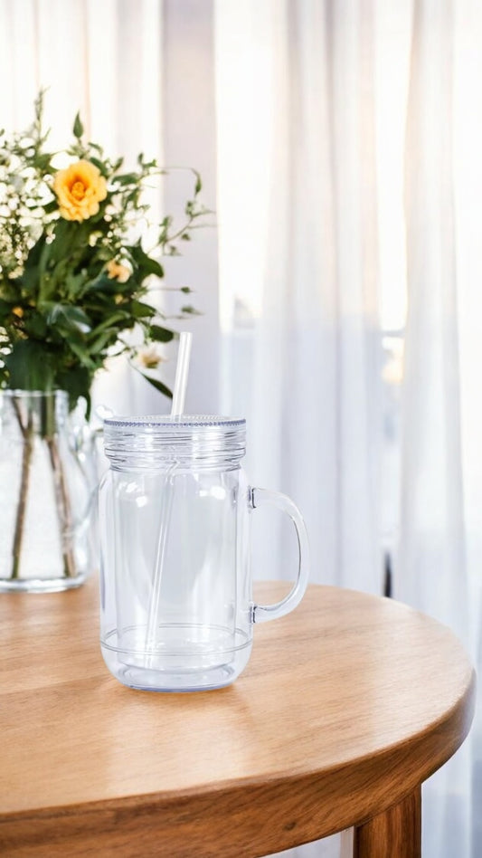 Handled Mason Jar